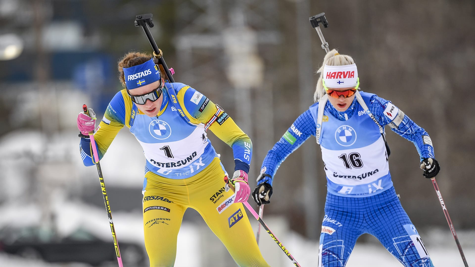 Jaktstart, damer Världscupen i skidskytte TV Arenan svenska.yle.fi