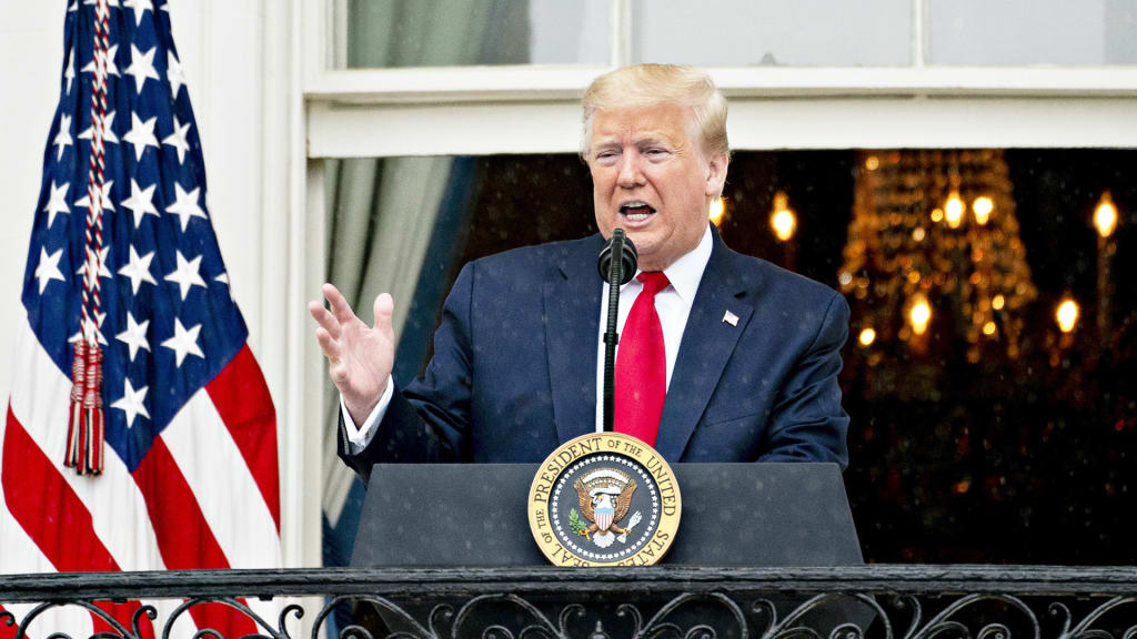 Trump Puhuu Valkoisesta Talosta Yle Uutiset Suora Tv Areena Yle Fi