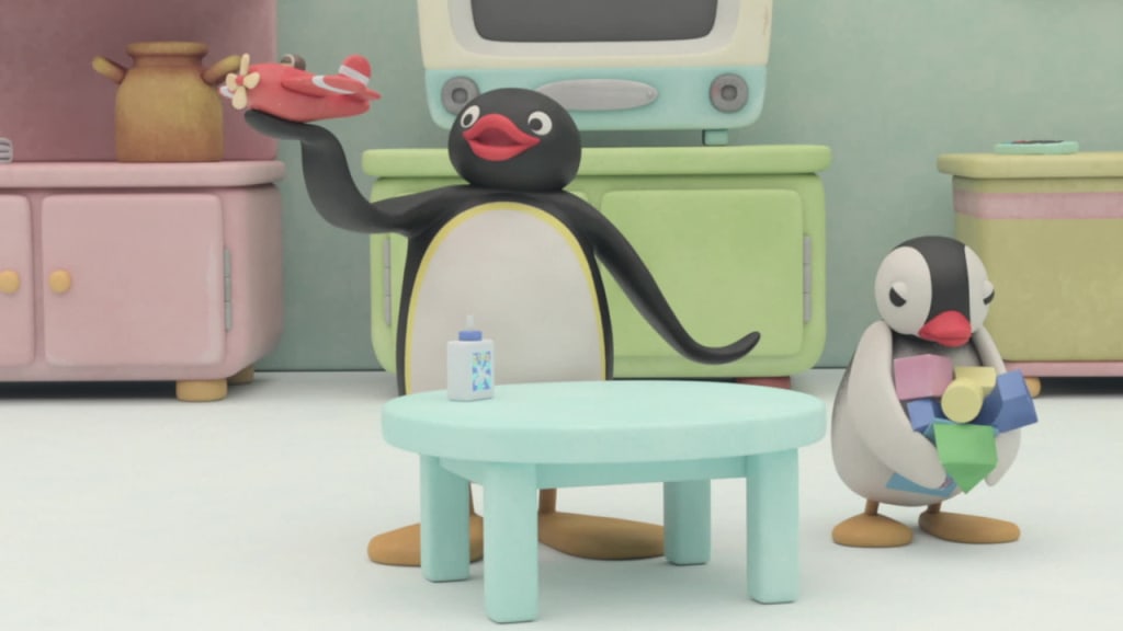Wallpaper Pingu Och Pinga Haller Ihop Pingu I Staden Tv Arenan For Free