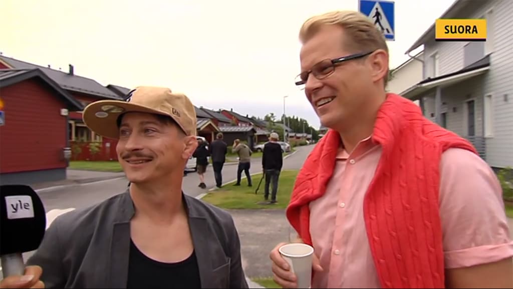 Ylen Aamu Tv Kurkistus Luottomies Sarjan Kuvauksiin Nayttelijat Kari Ketonen Ja Antti Luusuaniemi Tv Areena Yle Fi