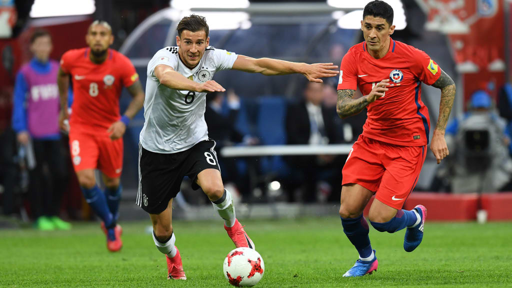 Jalkapallon Fifa Confederations Cup 2017 Loppuottelu Chi Ger