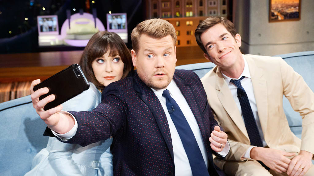 zooey deschanel james corden vieraat zooey deschanel john mulaney arctic monkeys zooey deschanel james corden vieraat zooey deschanel john mulaney arctic monkeys