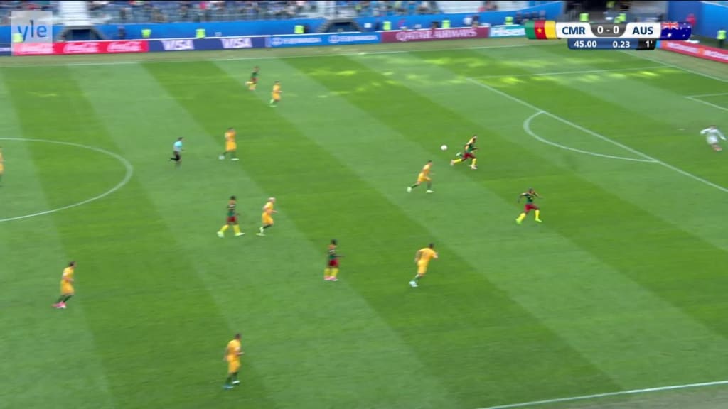 Jalkapallon Fifa Confederations Cup 2017 Maalikooste Kamerun