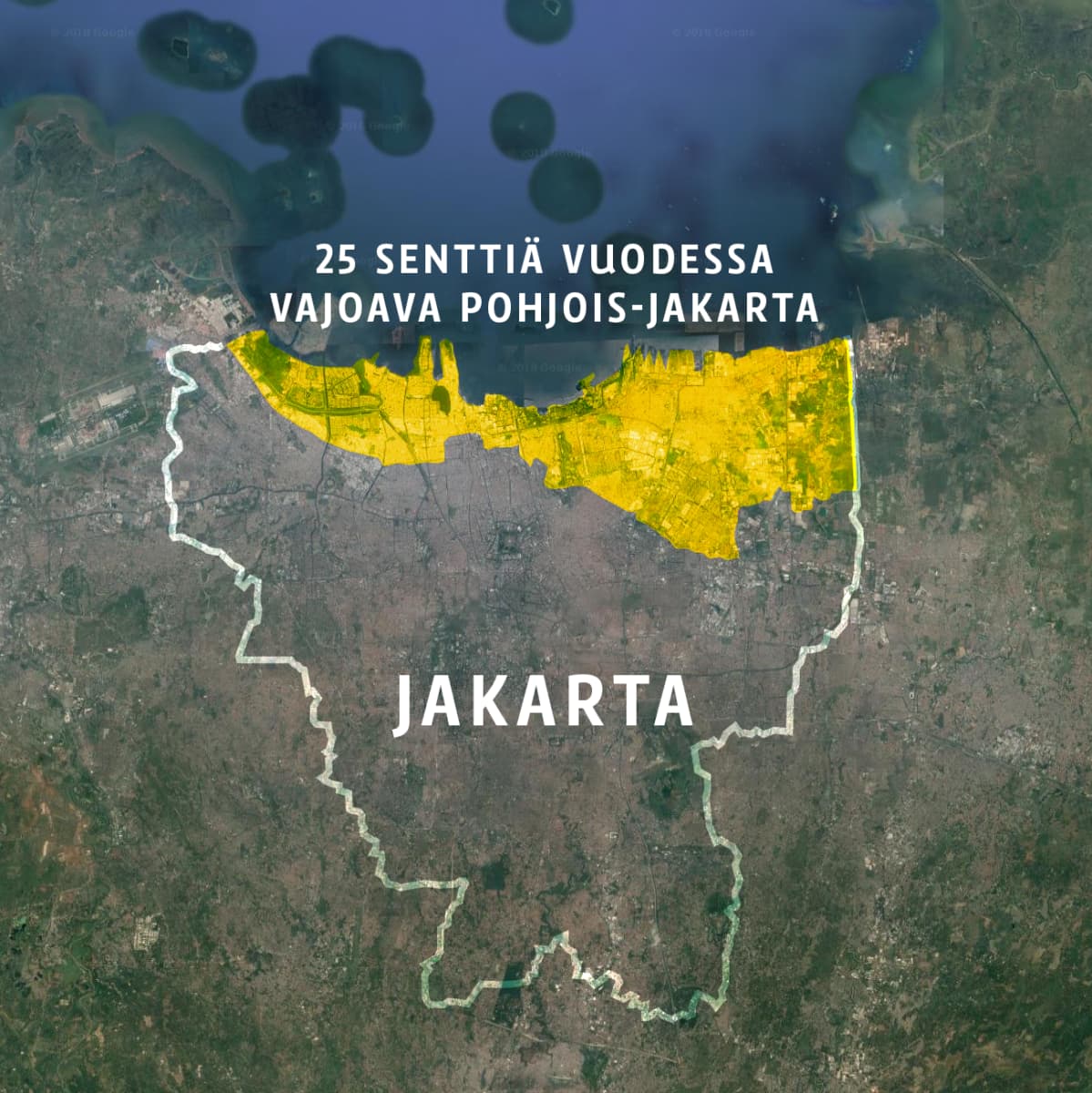 Jakartan satelliittikuva
