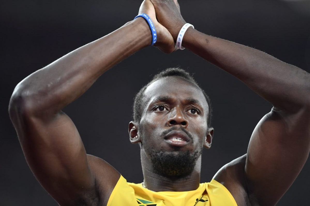 Usain Bolt On Ly ty N in Eteni Lontoon Toinen Kilpailup iv Yle