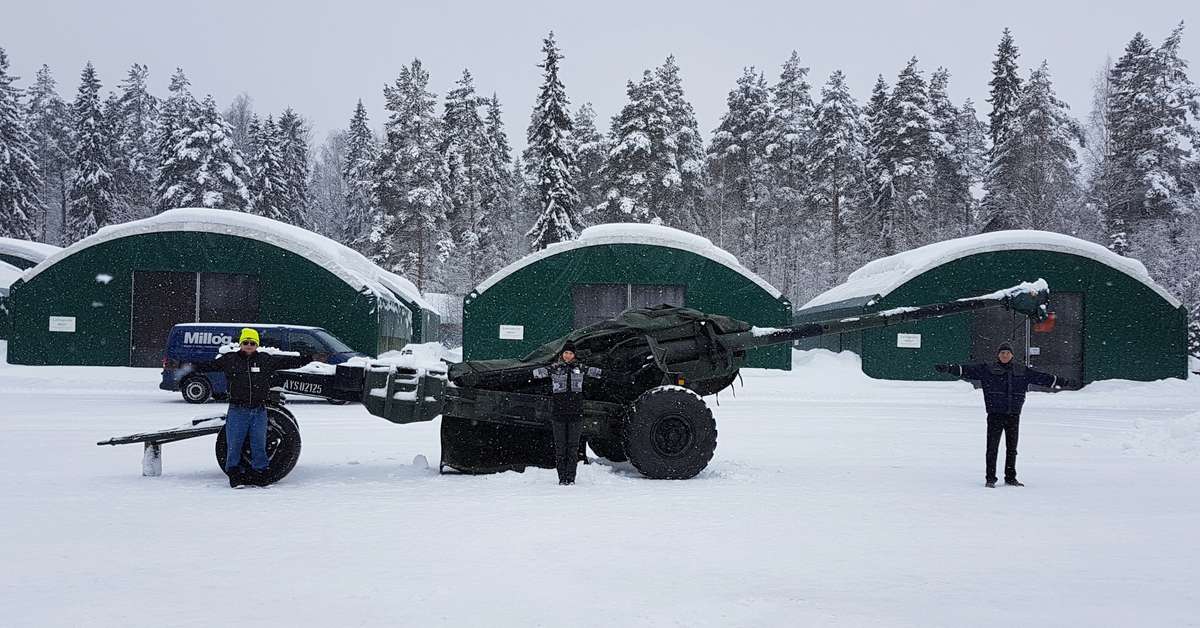Pihakoristeeksi Kuorma auton Pituinen Tykki Armeijan Ylij m K y 