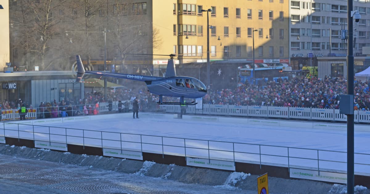 Joulupukki avaa joulukauden Lahdessa - saapuuko pukki yhä helikopterilla  ympäristöpääkaupungissa? | Yle Uutiset