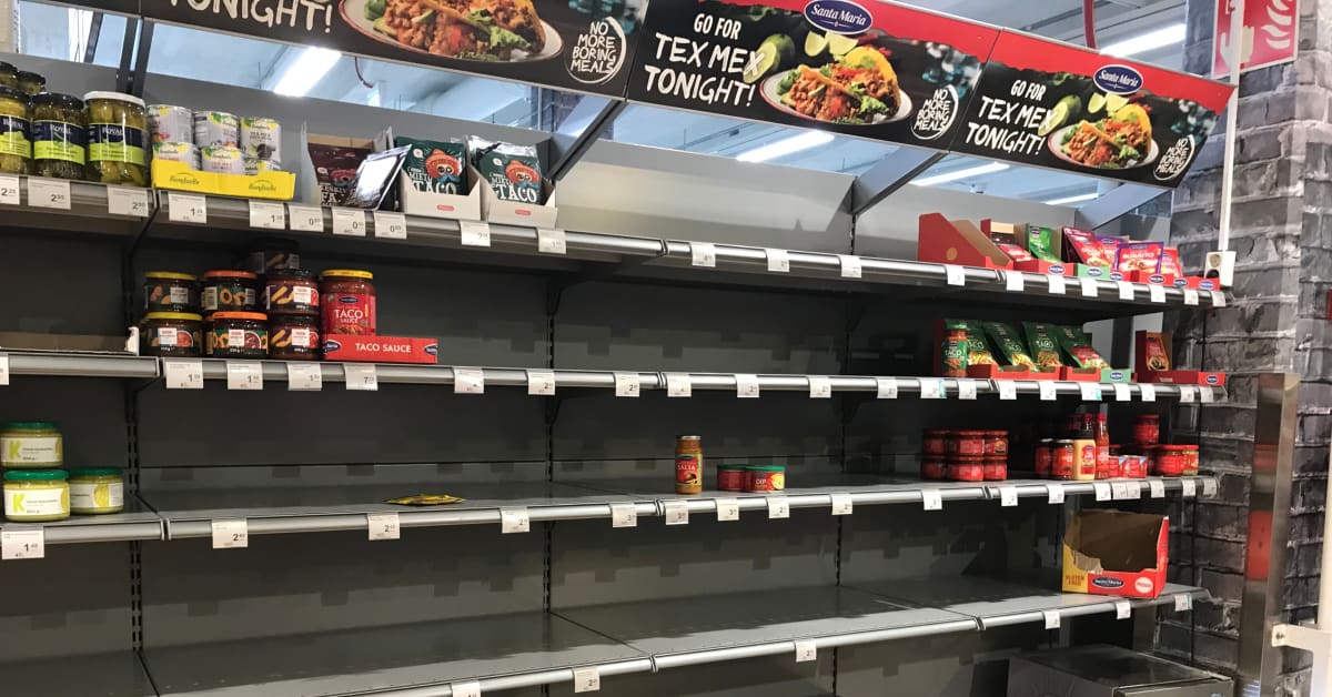 Why are supermarket shelves still empty? Yle