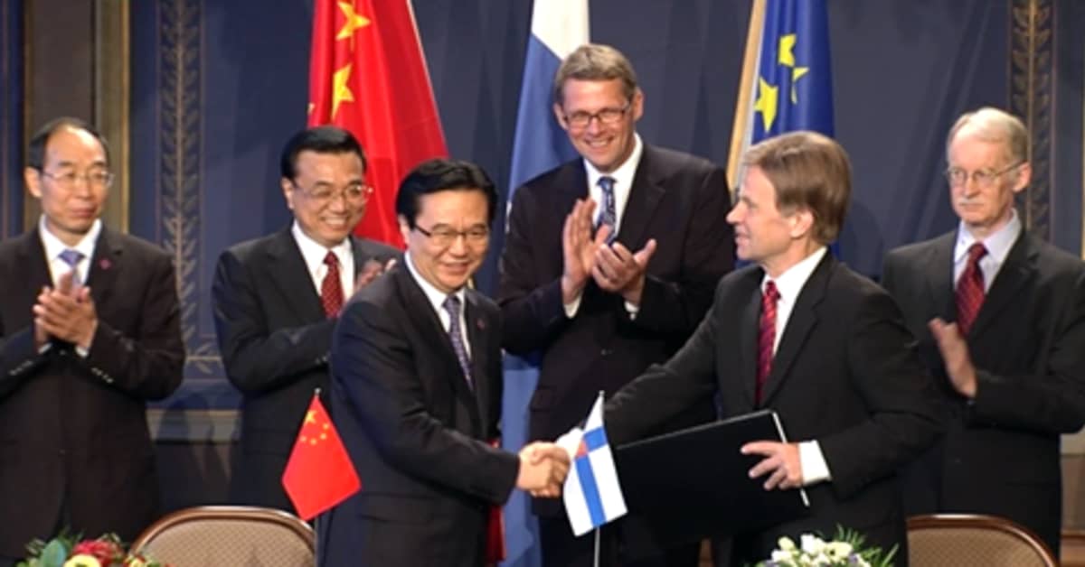 Finland in Major Trade Agreements with China Yle