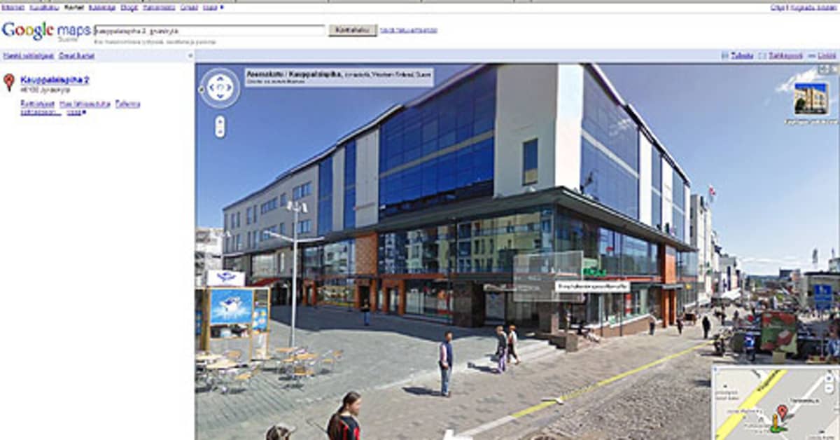 Googlen karttapalvelu näyttää talot ja ihmiset | Yle