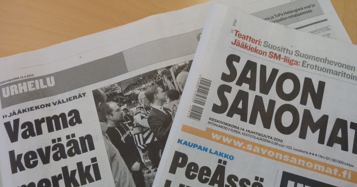 Savon Sanomat myöhässä Yle