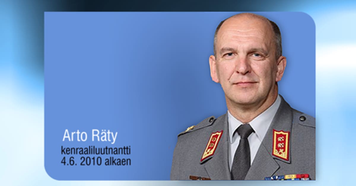 Arto Räty ylennetty kenraaliluutnantiksi | Yle