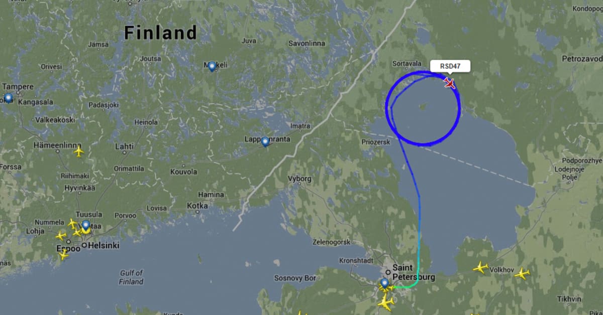Putin vierailee Laatokan Valamossa – erikoiskone kiertää ympyrää rajan  pinnassa | Yle Uutiset