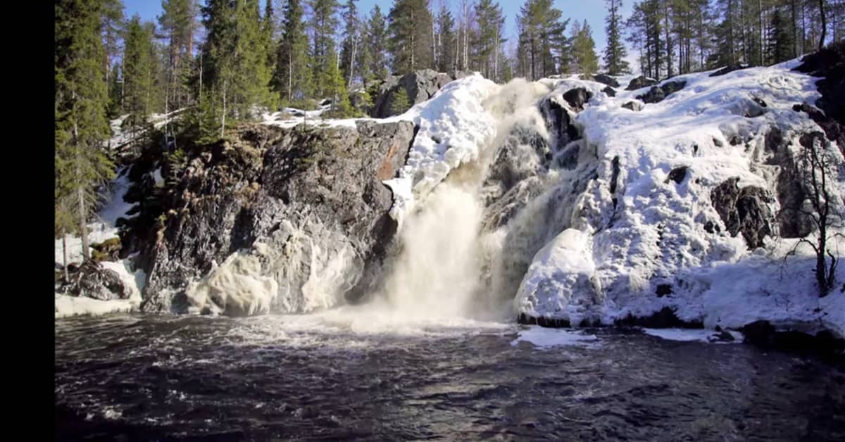 Suomen jylhissä maisemissa on kohisevaa voimaa – katso upea video  vesiputouksesta | Yle Uutiset