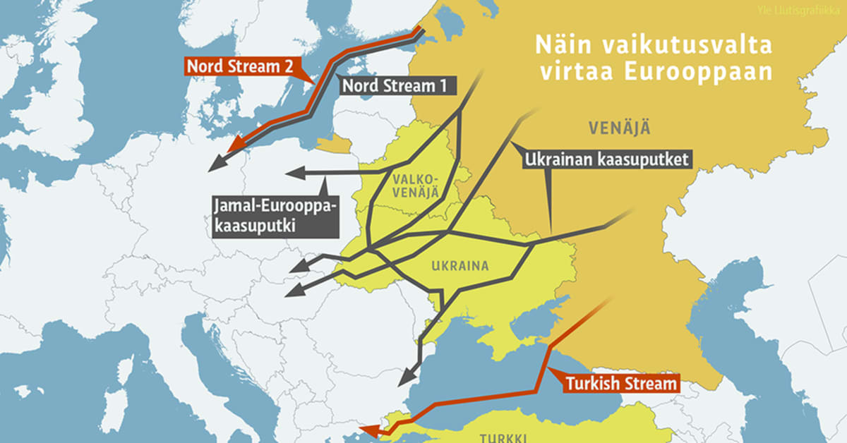 Top 57+ imagen venäjän kaasuputket kartta