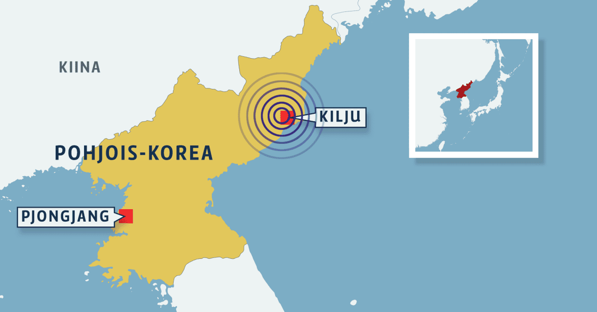 Tutkijat: Pohjois-Korean maanjäristys ei ollut ydinkoe, mutta saattoi  liittyä sellaiseen | Yle Uutiset