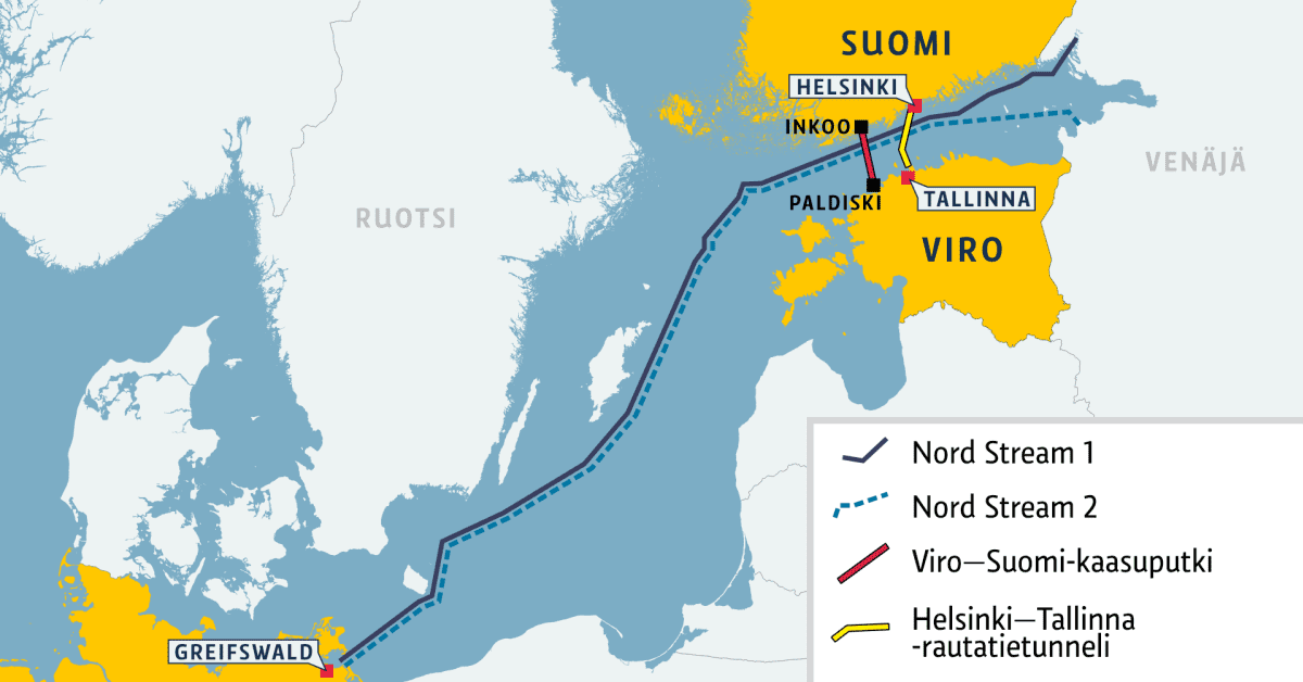 Rautatie Norjasta Suomen kautta Tallinnaan olisi Venäjälle iso ongelma,  arvioi amerikkalaistutkija | Yle Uutiset