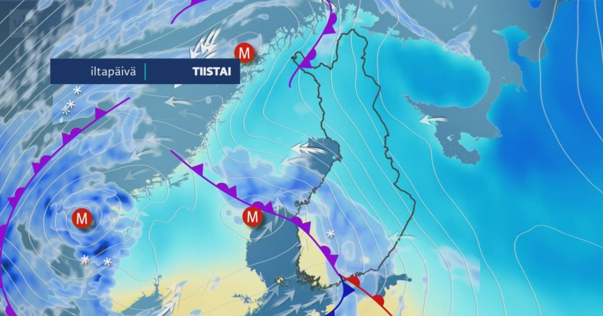 Kylmän ja lämpimän sään köydenveto toi Suomeen kinoksia ja jäätävää ...