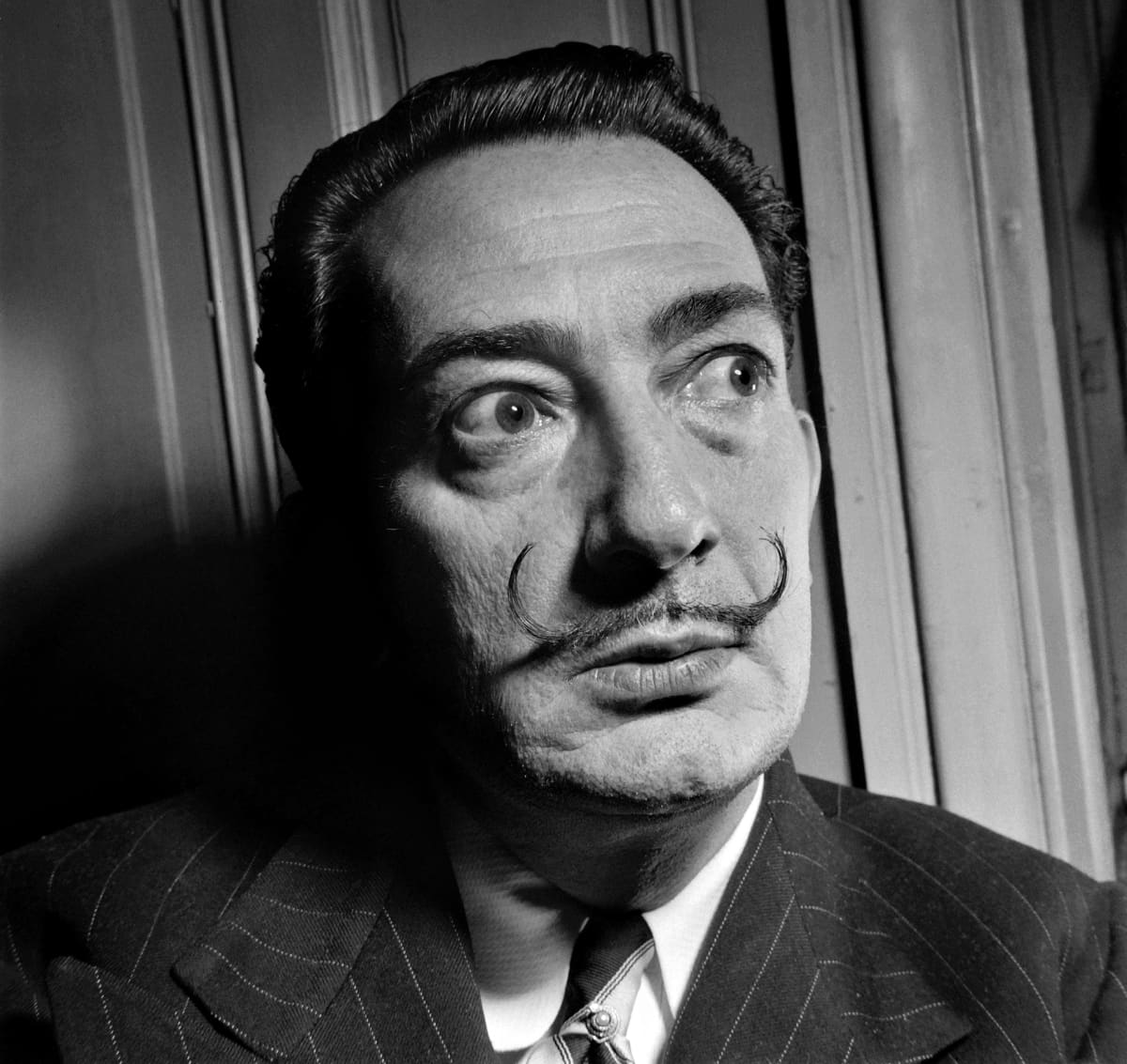 Salvador Dalí kuvattuna 1950-luvulla.