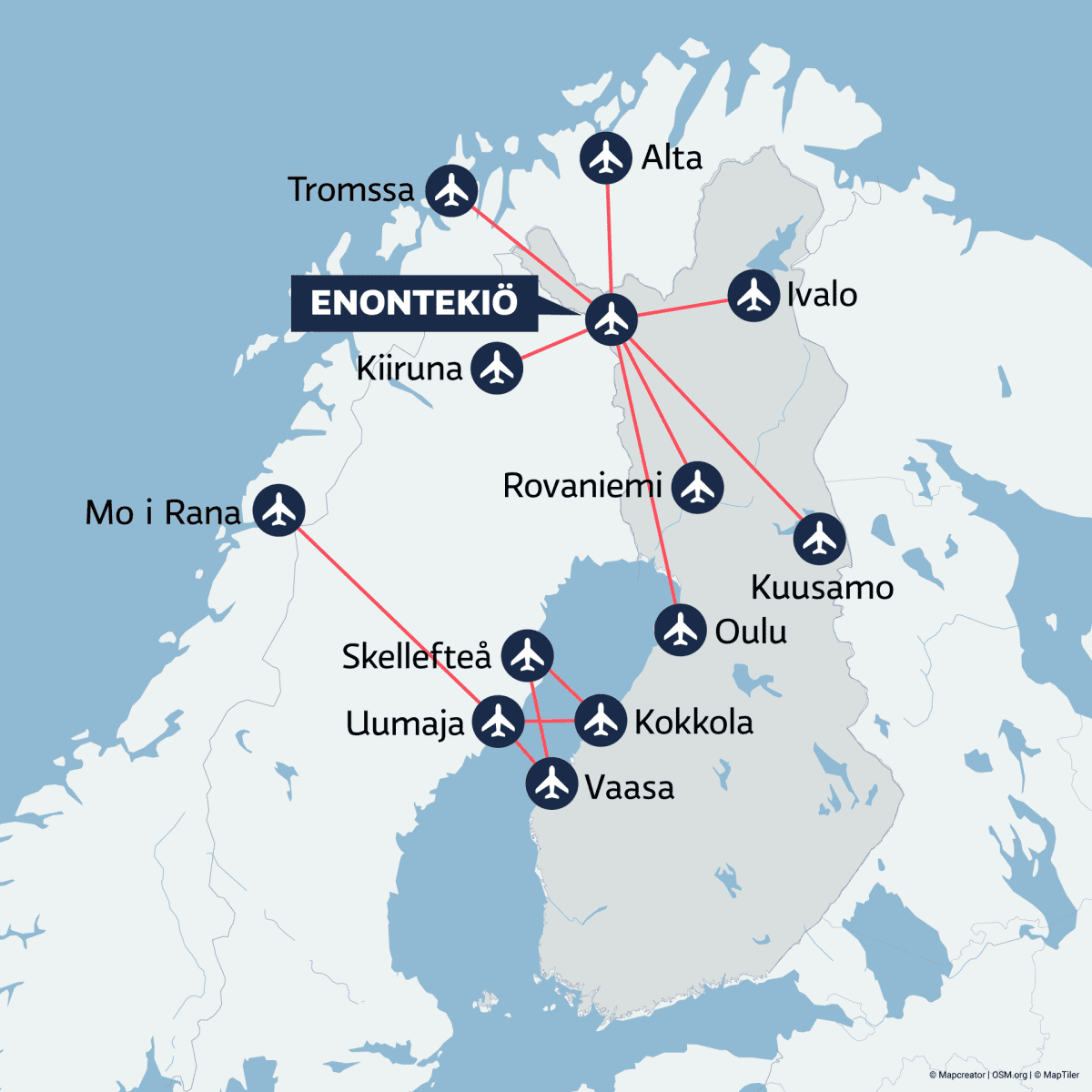Suomi julkisti suunnitelman sähkölentokoneiden reiteistä Lapin alueella |  Uutiset