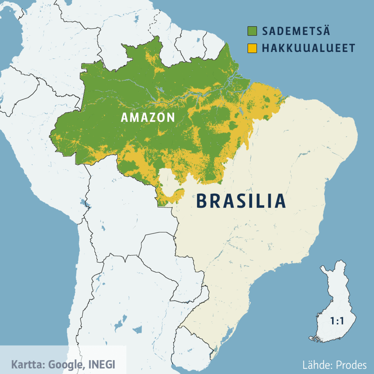 Onko Brasilian uusi presidentti ilmastouhka? Brasilia on paljon