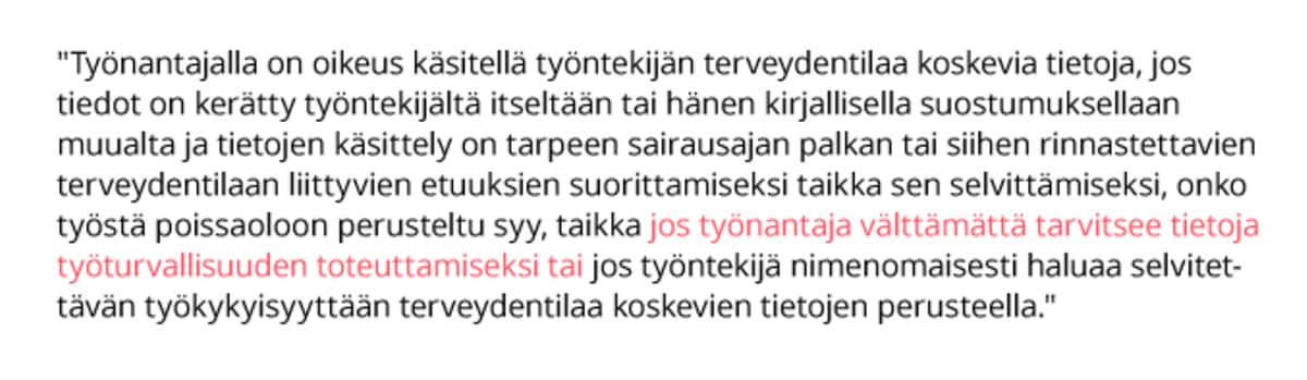 Lakiin tehtävä lisäys koronapasseista punaisella.