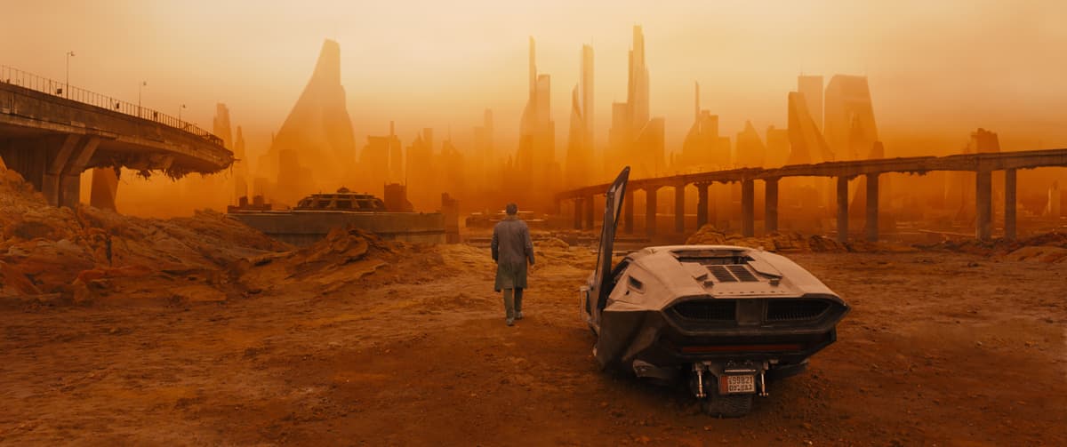 Maisema elokuvasta Blade Runner 2049.