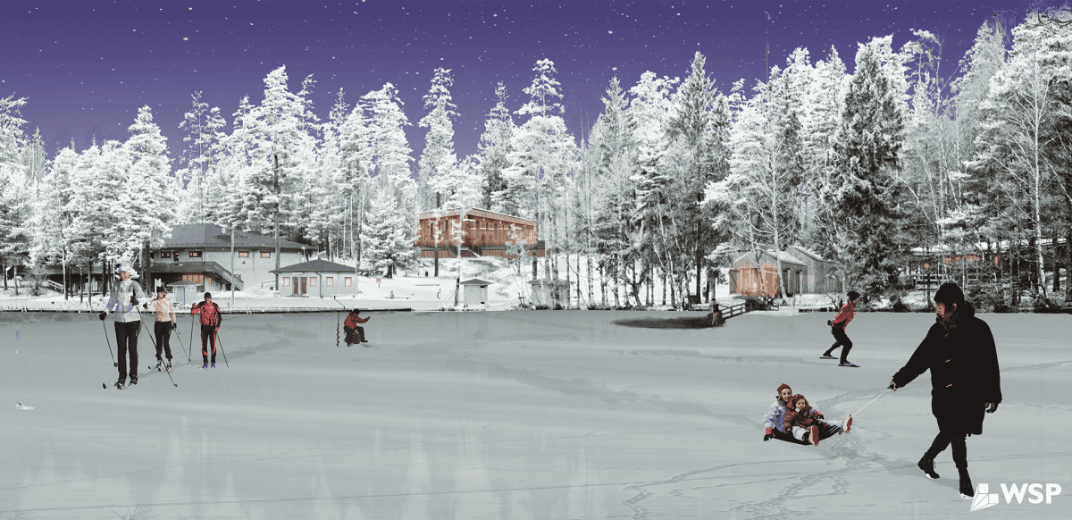 Tältäkö näyttää tulevaisuuden Kuusijärvi? – suunnitelmissa saunakylä,  metsäterapiakeskus ja kylpylä | Yle Uutiset