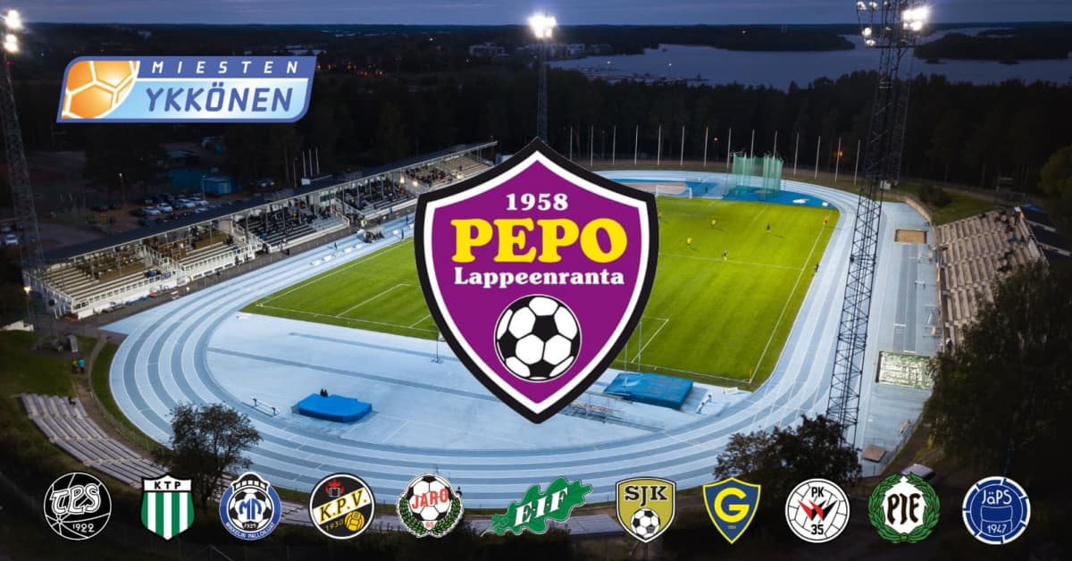 Jalkapalloseura Pepo Lappeenranta nousee jalkapallon ykköseen Rovaniemen Palloseuran tilalle.