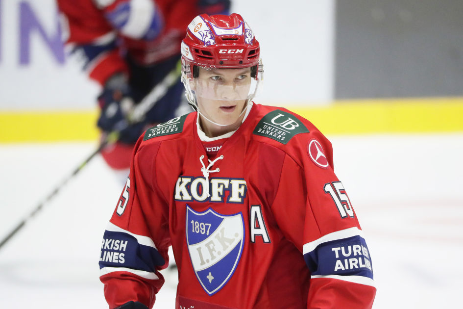 Hifk Kertoi Ikavan Uutisen Anton Lundell Saanut Koronavirustartunnan Yle Urheilu Yle Fi