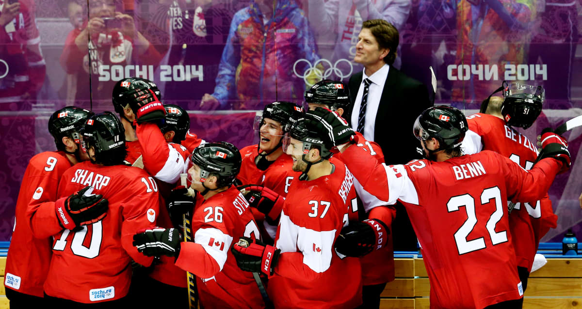 Sotshissa vuonna 2014 olympiakultaa juhli Kanada.