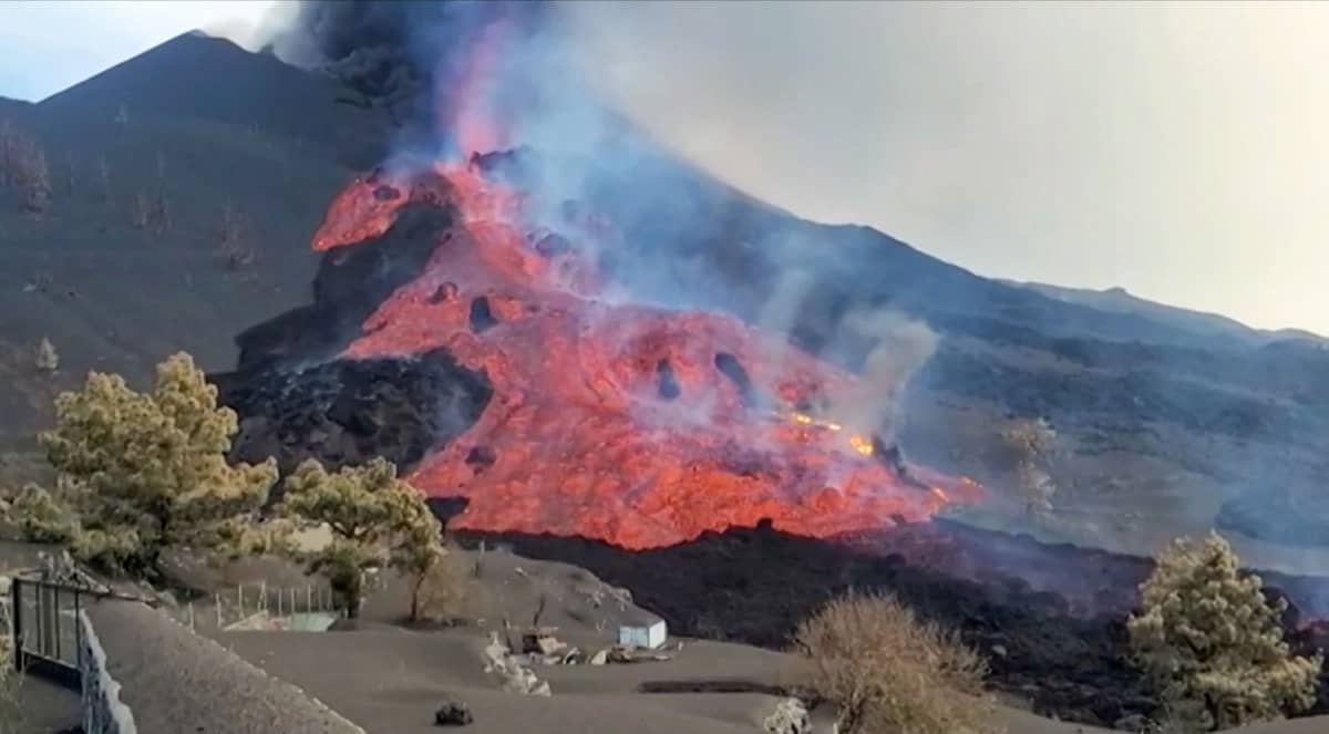 Vulkanutbrottet på La Palma, Kanarieöarna.