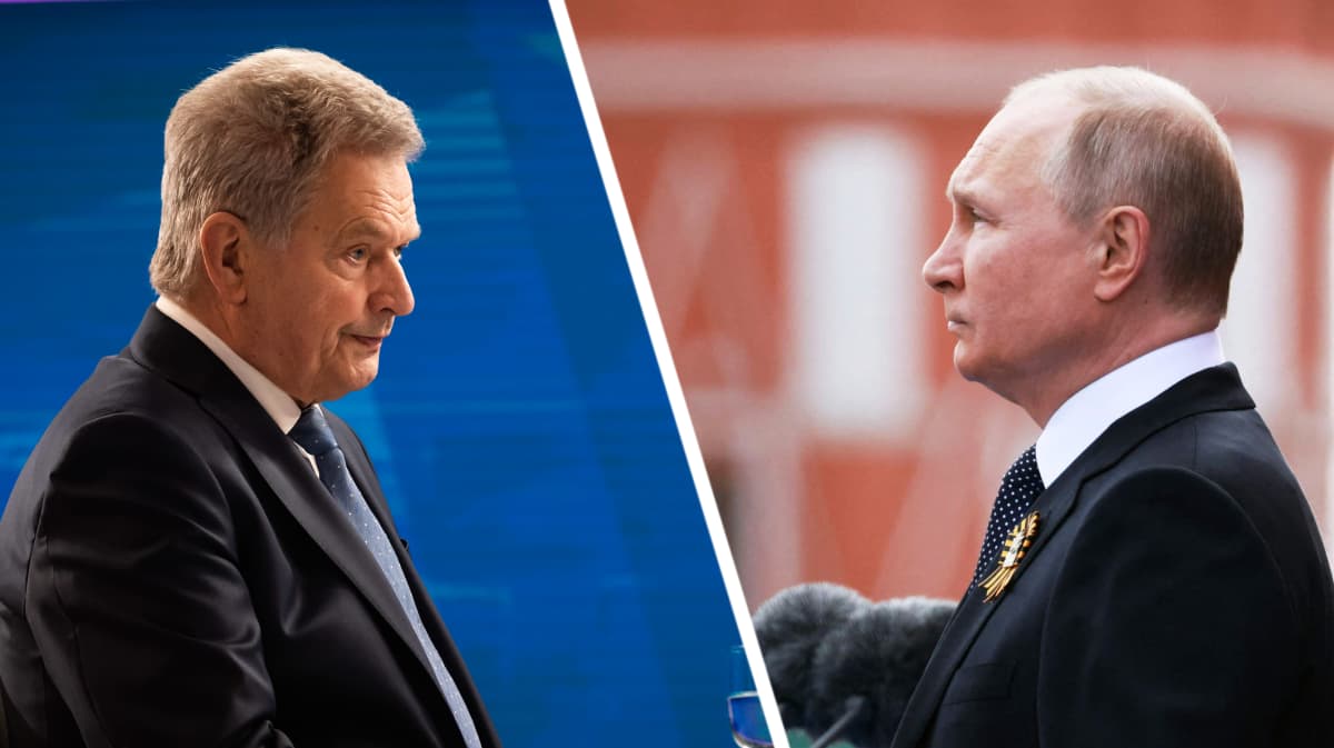 Presidentit Sauli Niinistö ja Vladimir Putin.