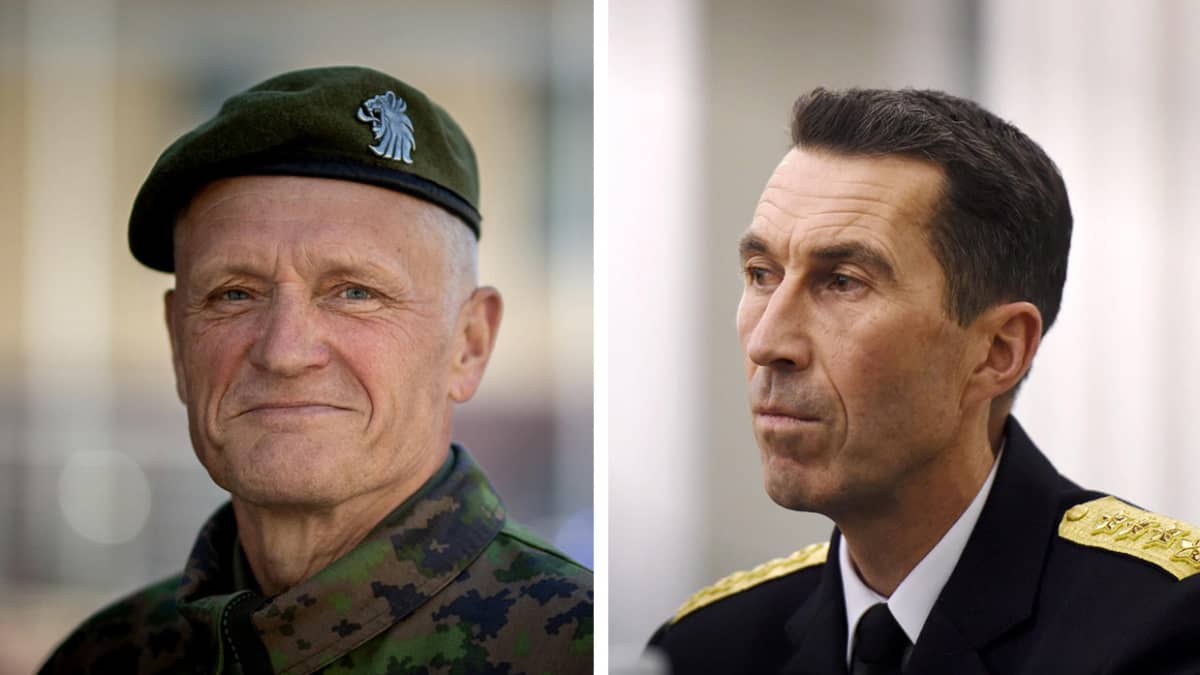Puolustusvoimain komentaja kenraali Timo Kivinen ja Ruotsin puolustusvoimien komentaja Micael Bydén.