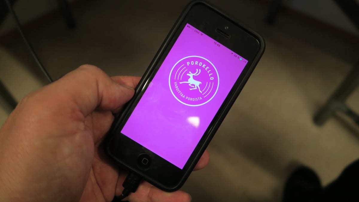 Poroista varoittava Porokello -mobiilisovellus on nyt asennettavissa Apple ja Android älypuhelimiin.