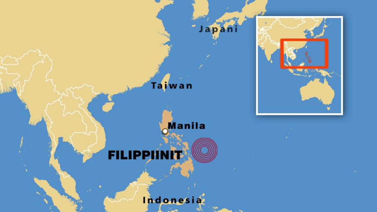 Filippiineille iskeytyi matala tsunami, uusia saattaa olla tulossa | Yle  Uutiset