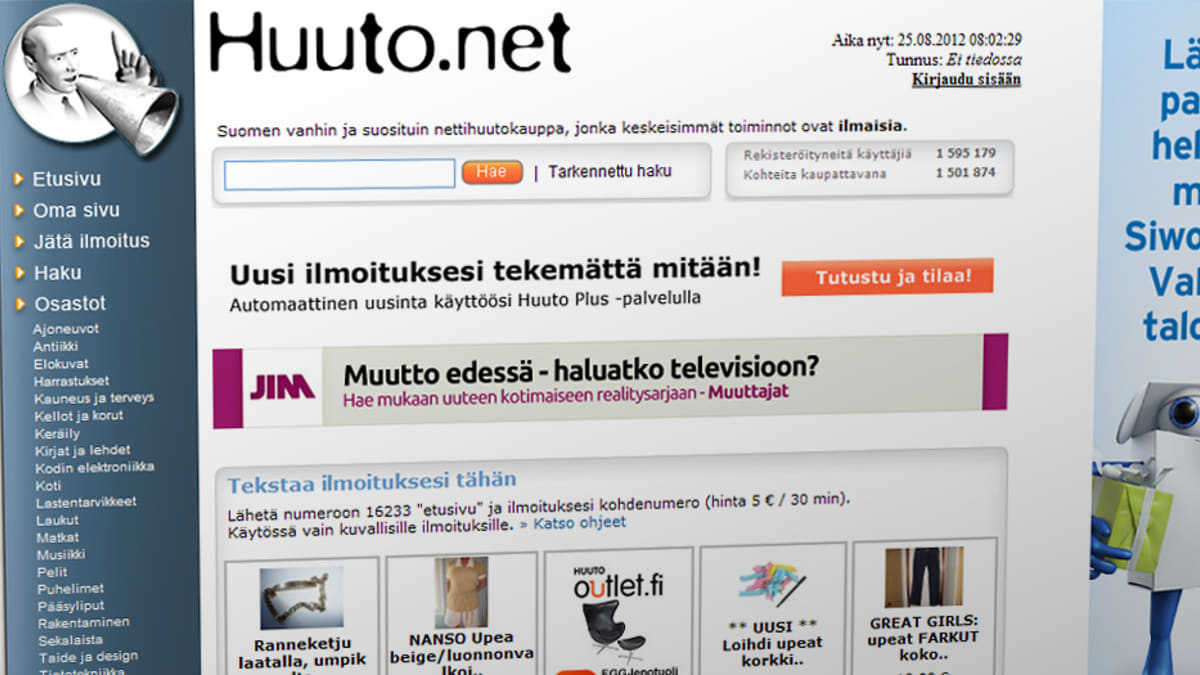HS: Satoja huijattu nettihuutokaupassa | Yle Uutiset