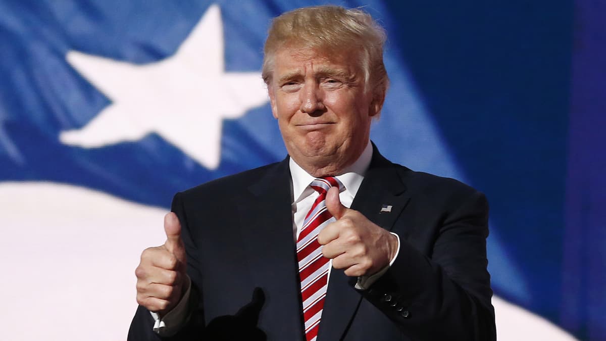 Donald Trump presidenttiehdokkaaksi - republikaanien puoluekokouksen viimeinen päivä