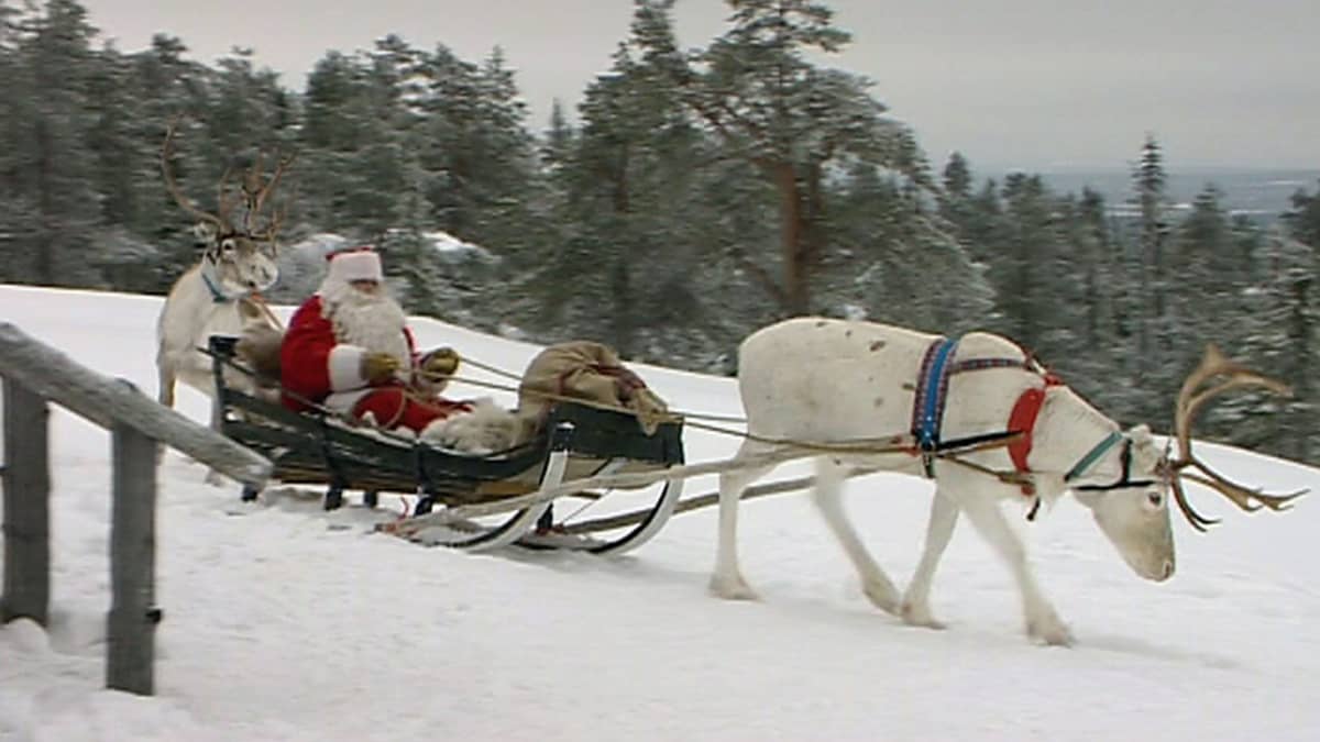 Näin joulupukki lähti matkaan Korvatunturilta – katso video | Yle Uutiset