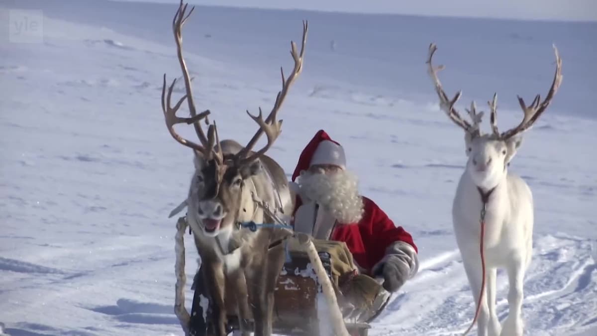 Joulupukki on lähtenyt matkaan Korvatunturilta – katso video | Yle Uutiset