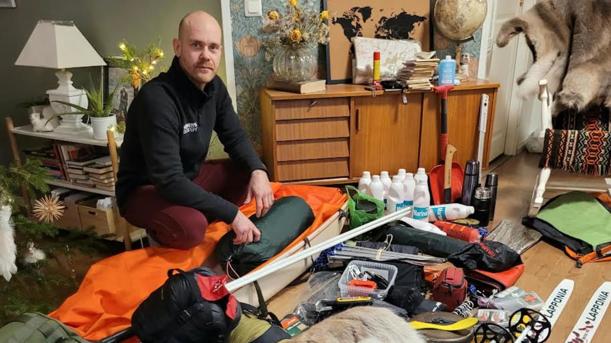 Jukka Saukko aikoo hiihtää 1 700 kilometriä Suomen itärajan päästä päähän:  ”Tämä on matka itseeni” | Yle Uutiset