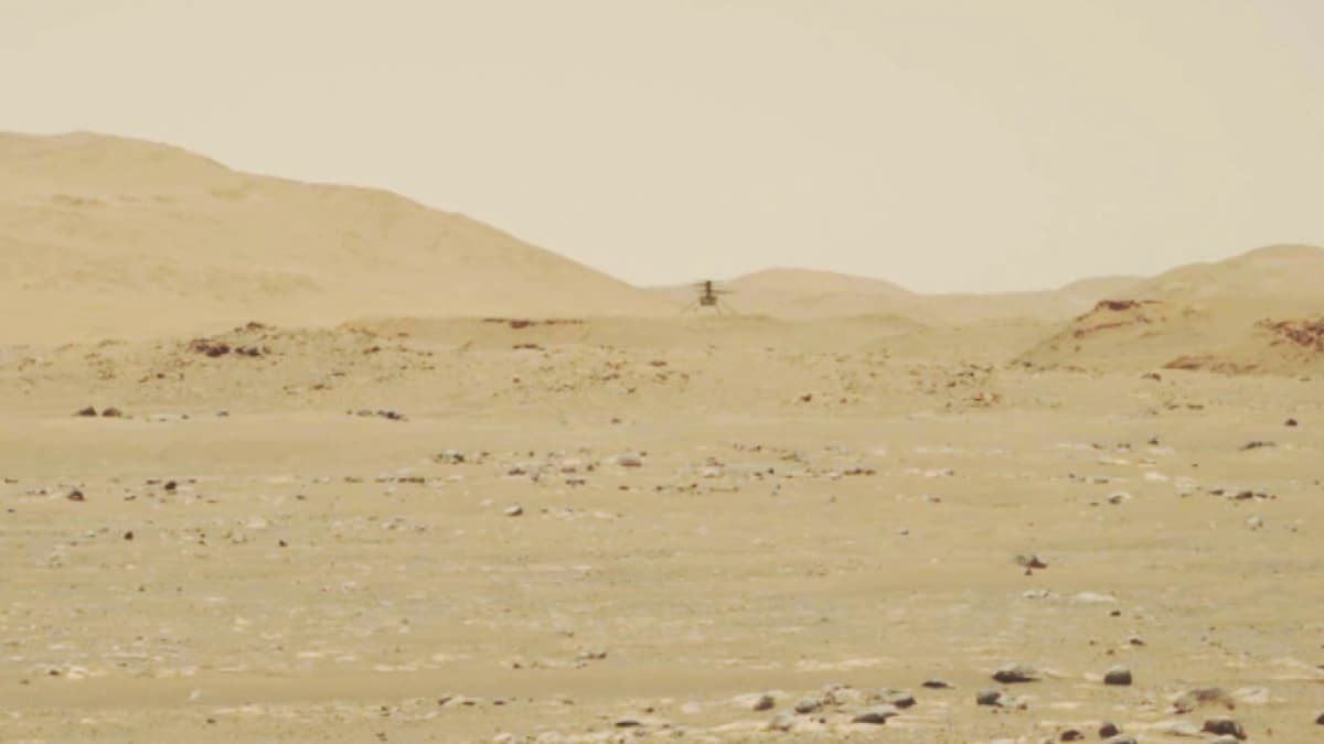 Ingenuity-kopteri lentää Marsissa