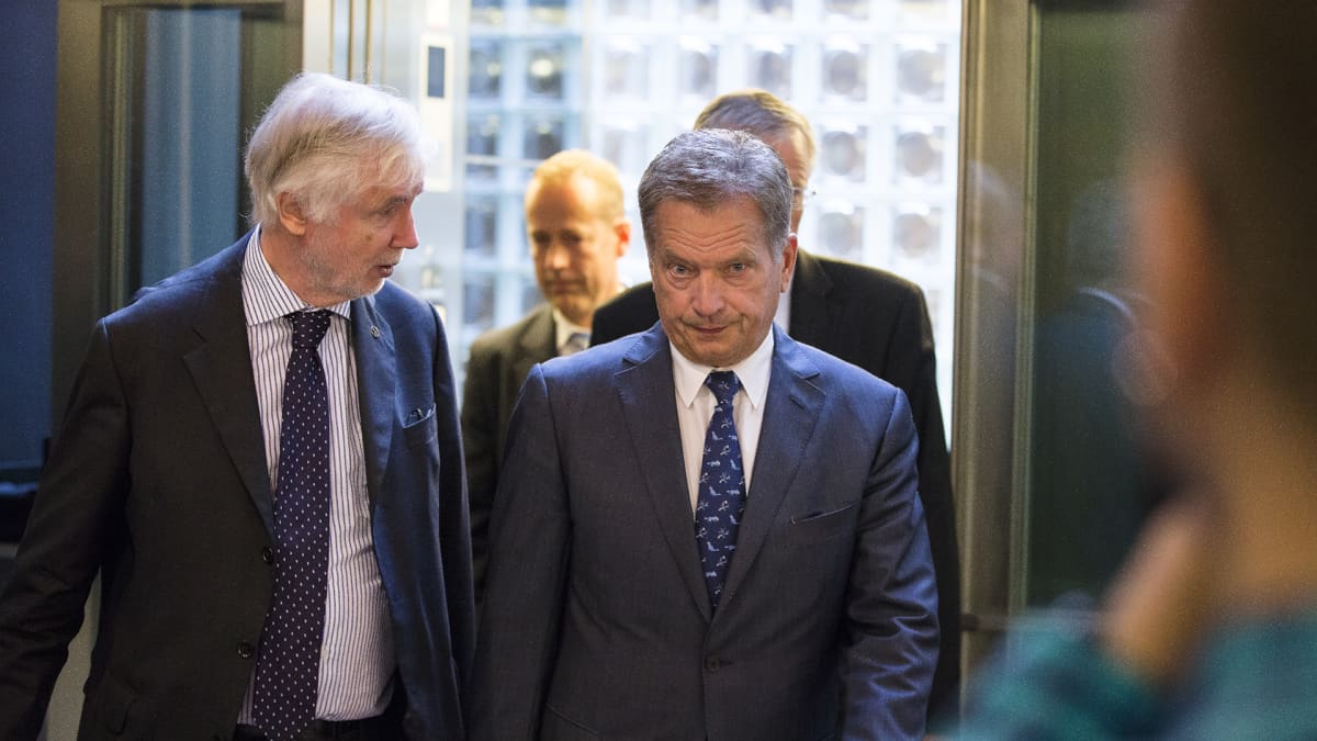 Erkki Tuomioja ja Sauli Niinistö.