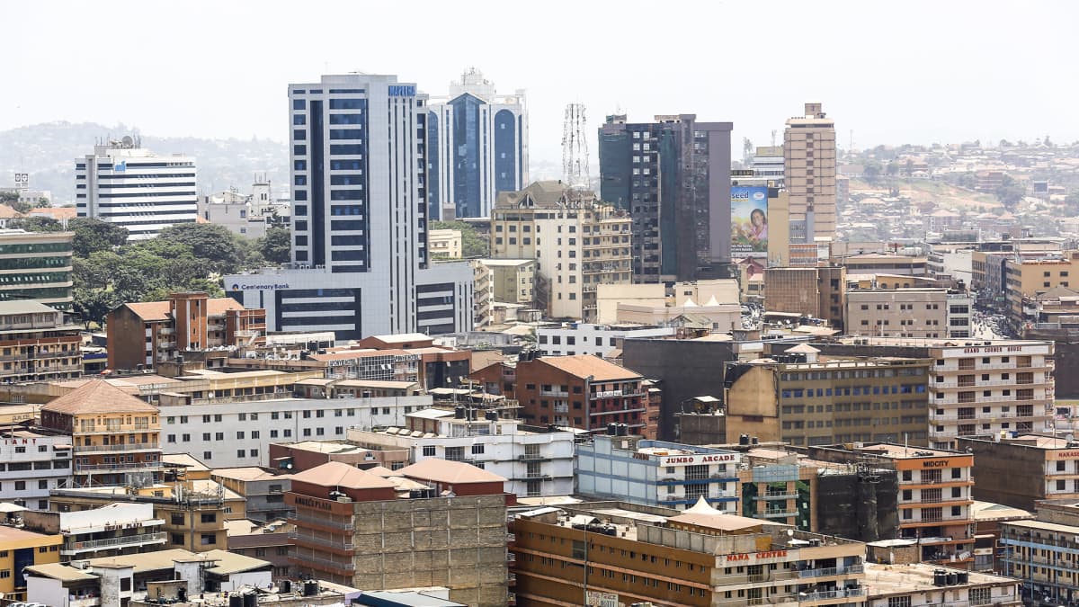Kampala kaupunkinäkymä