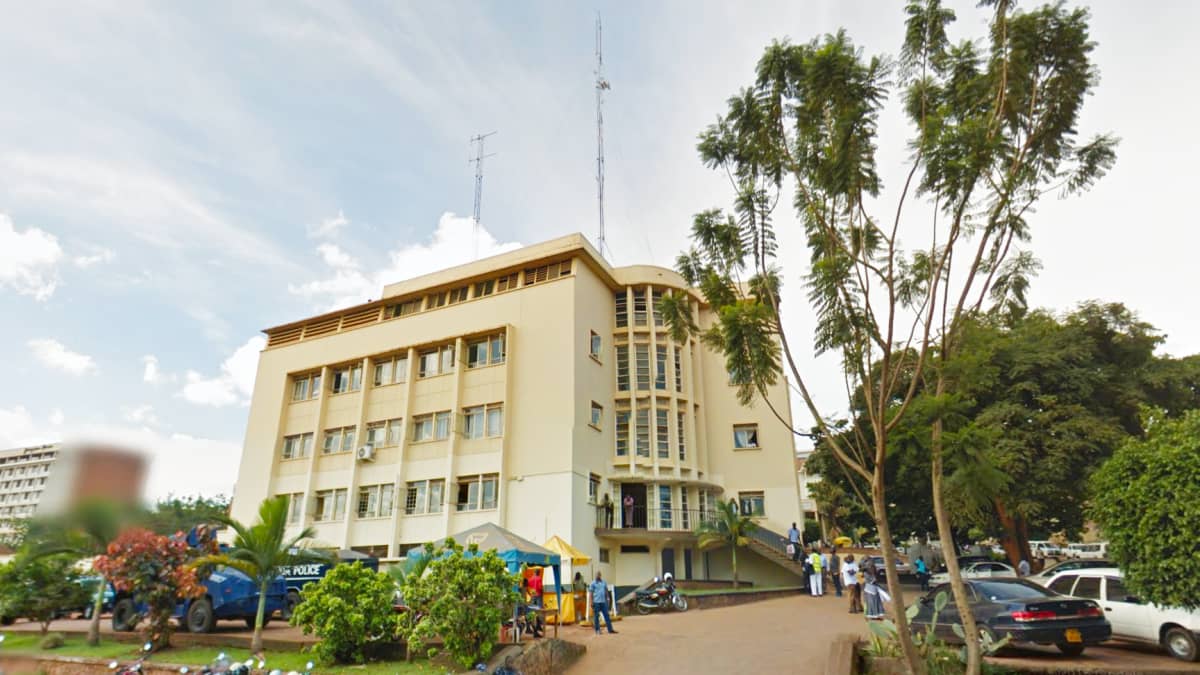 Kuva Kampalan pääpoliisiasemasta.