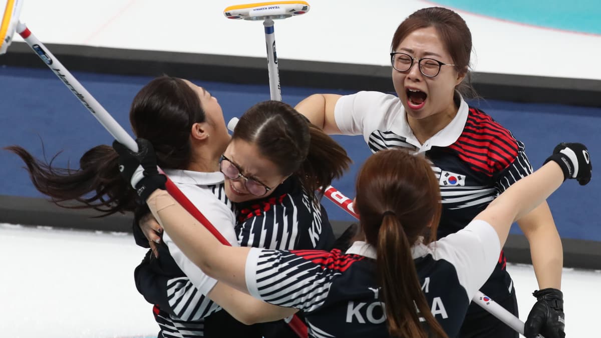 Curling sekoitti Etelä-Korean – jäänviileät 