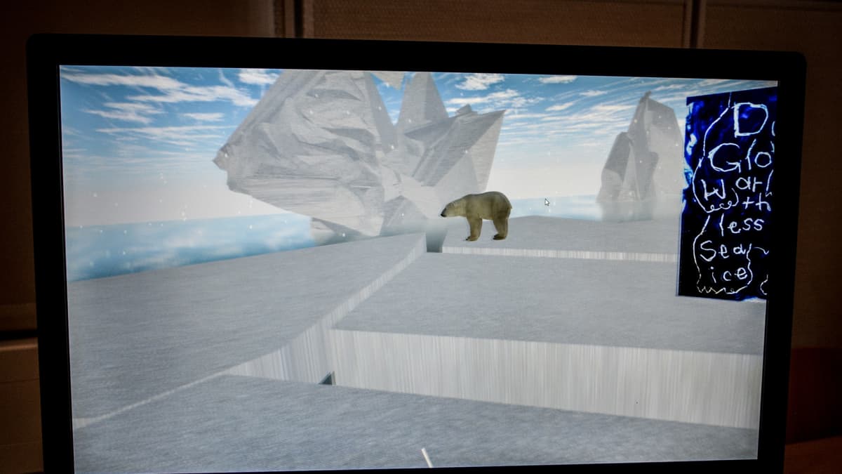 Panda piilossa, virtuaalitodellisuusnäyttely