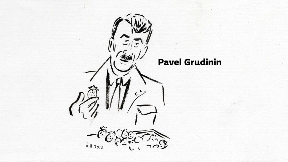 Piirros Pavel Grudinista