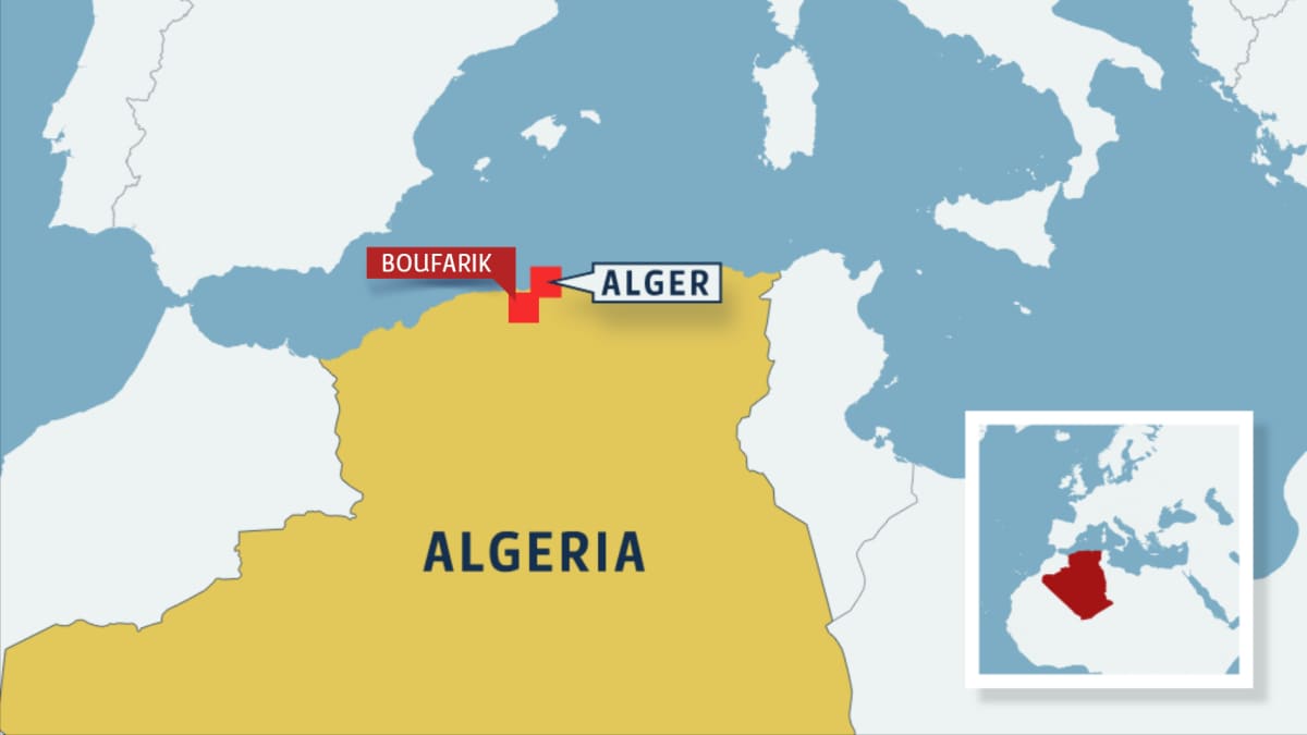 Algerian kartta