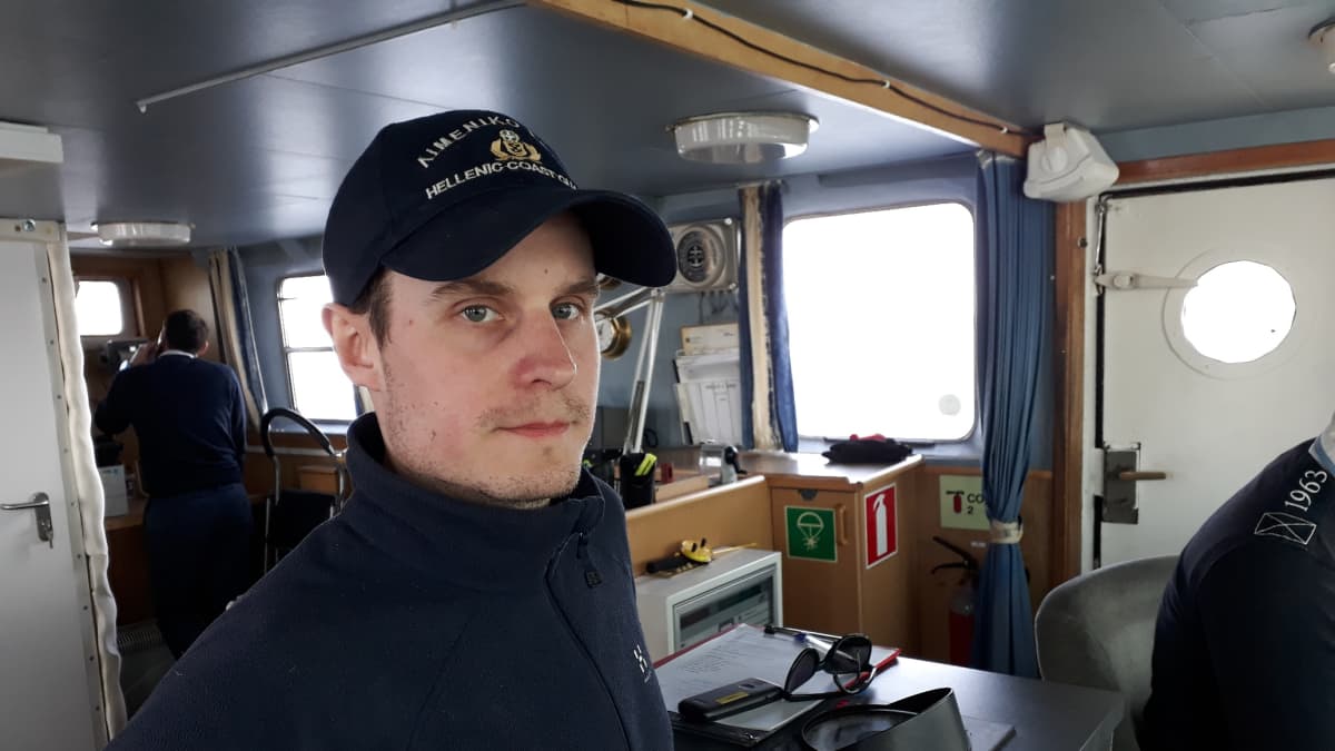 Fanny-aluksen päällikkö Gustav Ramberg.
